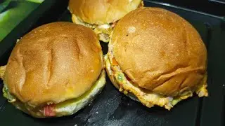 Burger | Burger recipe | Home made burger recipe