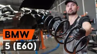 Hoe een spiraalveer vooraan vervangen op een BMW E60 [AUTODOC-TUTORIAL]