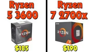 Ryzen 5 3600 vs Ryzen 7 2700x | 1080p and 1440p Gaming Benchmarks