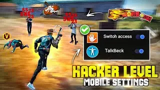 NEW Talkback + Switch access BRASIL Settings 2024 | setedit free fire headshot l talkback free fire