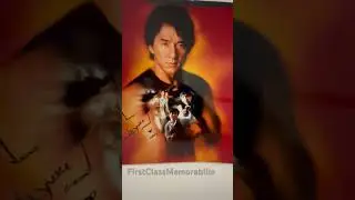 Jackie Chan signed photo autographed memorabilia
