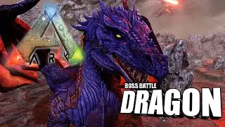 Dragon Boss Battle | Ark Survival Evolved | The Island