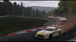 Mercedes AMG gt3 hot lap on the Nordschleife - Project Cars
