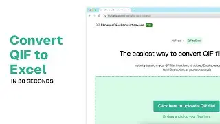 Convert QIF to Excel in 30 Seconds