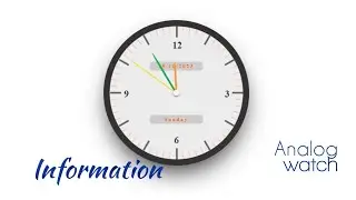 Display digital clock | How to create analog clock using html css and javascript