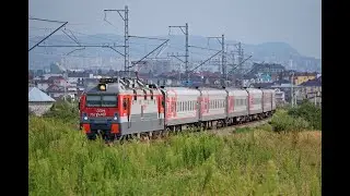 Электровоз ЭП1М-751 с поездом № 151 Анапа-Москва