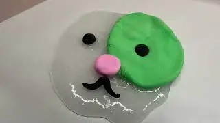 Mixing LIGHT PLASTICINE into SLIME FIGURINE #Shorts | Satisfying Video #517 #SarebSweets