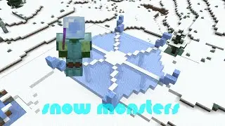 Making a "Snowier Snow Monster" in Minecraft