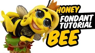 Honey QUEEN BEE | fondant cake topper