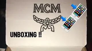 UNBOXING MCM IPHONE 7 PLUS CASE