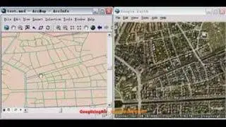 The First Intimate Touch of Google Earth with ArcGIS