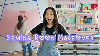 I TRANSFORMED MY SEWING STUDIO | Sewing Room Tour 