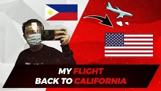 MY FLIGHT BACK TO US! | VLOG