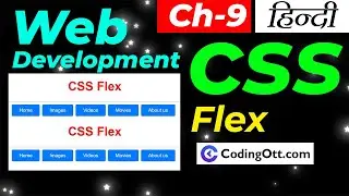 #9 Display flex & justify-content | CSS 2 tutorial for beginners | Web Development Tutorial in Hindi