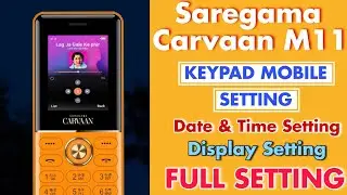 How To Time & Date Set Keypad Phone - Saregama Carvaan M11 language set kaise karen Mobile Settings