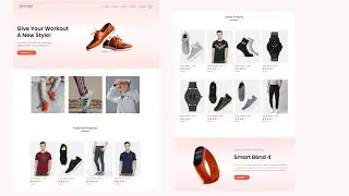 How To Make Ecommerce Website Using HTML And CSS  | Create e-Commerce Website