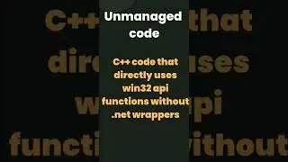 Managed vs unmanaged code in .NET #aspnetcore #dotnet