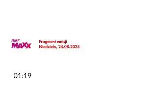 RMF MAXX - Fragment emisji (24.08.2025)