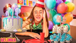 NINGUÉM VAI PARA A FESTA DE ANIVERSÁRIO DA BELINHA E ELA ESTÁ MUITO TRISTE