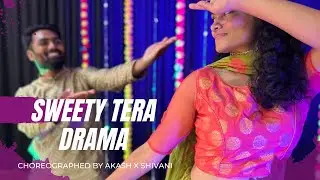 Sweety Tera Drama | Wedding Choreography | Sangeet Dance | Qmusicdance | QMD | Akash X Shivani