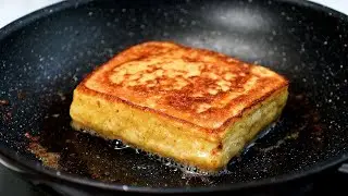 I've never had such fluffy and delicious french toast! this is better than cake🍰