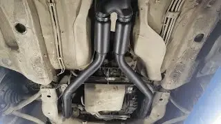 Replacing catalytic converters with strongers. Audi 100 c4 2.8 AAN (Part 1 of 2)