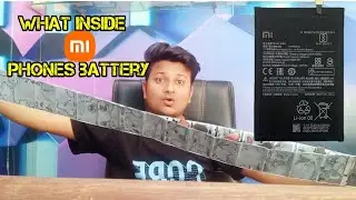 what inside mi redmi 9 power battery। Mi की बैट्री के अंदर क्या होता है देखकर चौक जाओगे