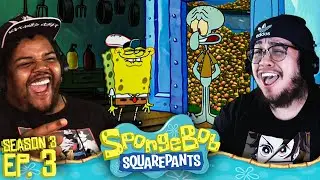 JUST ONE BITE! | Spongebob Season 3 Episode 3 GROUP REACTION