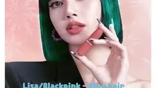Coloring Female idols hair different colors