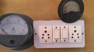 Amphere Meter Connection,Amphere Meter Connection with board
