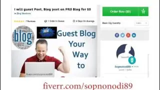guest Post, Blog post on PR5 Blog   fiverr