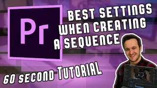 Create A Sequence in 60 Seconds in Adobe Premiere Pro CC 2019