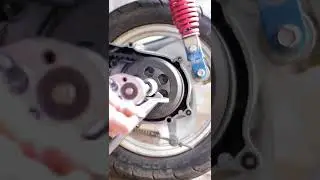 Как открутить колокол сцепления на скутере