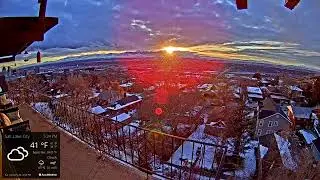 Sunset timelapse January 28th, 2023