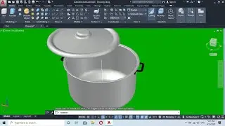 HOW TO DRAW A POT IN 3D AutoCAD 2020. Magic AutoCAD.