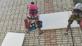 монтаж утеплителя