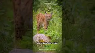 Lynxes: Discover How Their Padded Paws Conquer Snow #shorts  #buzzbilt #facts