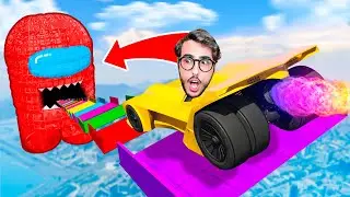 LA MEGA RAMPA DI AMONG US PIÙ RIPIDA SU GTA 5!