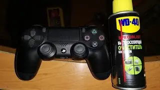 Починка дрифта стика DualShock 4 с помощью WD-40 (РАБОТАЕТ!!!)