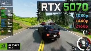 RTX 5070 | BeamNG.drive Benchmark | 1080p, 1440p, 4K Ultra