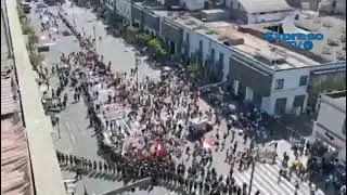 Protesta de seguidores de Antauro Humala y Vizcarra evidencia escasa convocatoria