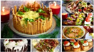 NEW YEAR'S MENU 2026: APPETIZERS, SALADS, CANAPÉS, MAIN COURSES, and even CAKE! Holiday recipes