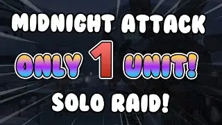 1 UNIT can SOLO midnight attack RAID!  - Anime Adventures Roblox