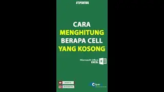 Cara Menghitung Cell yang Kosong secara Otomatis 