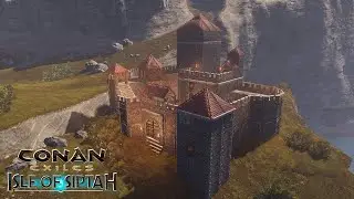 HOW TO BUILD A MEDIEVAL OUTPOST [SPEED BUILD] - CONAN EXILES