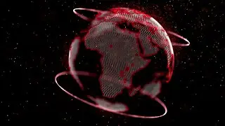 Free Background Video 4K - Futuristic Digital Earth Green Screen Video