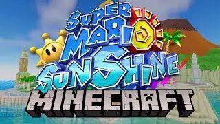 Super Mario Sunshine recreated in Minecraft!