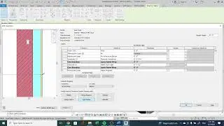 Split and merge layers in the Revit wall type editor