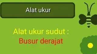 Pengukuran Sudut (Matematika kelas 4)