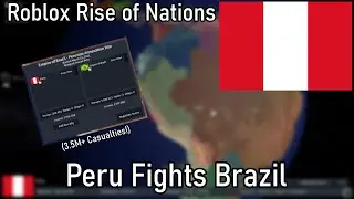 Peru Fights Brazil! (Roblox Rise of Nations)